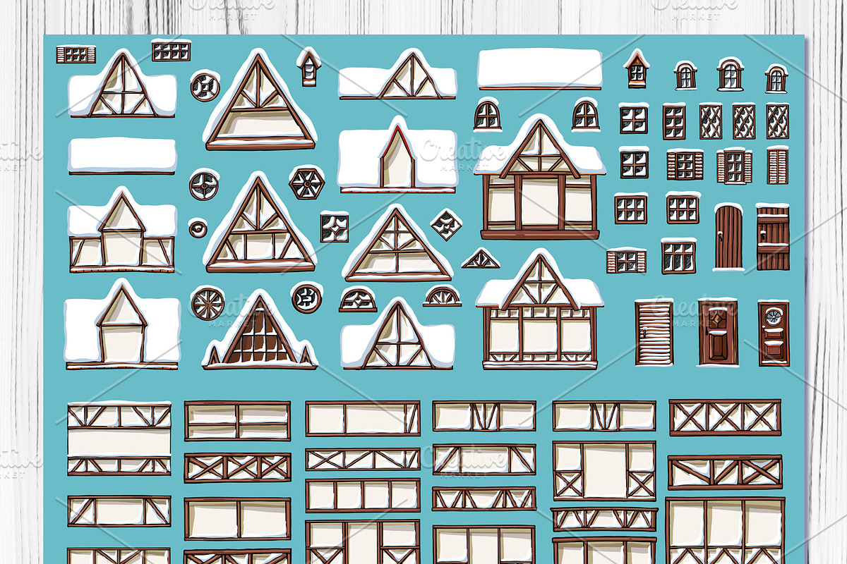 Big Set Home Creator Houses, a Graphic by Iraida_Bearlala (Photo 2 of 7)