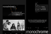 Monochrome — Studio Template, a Landing Page Template by Pixsellz (Thumbnail 3 of 4)