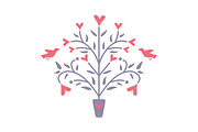 Tree of life and lattice, a Pattern Graphic by elyomys (Thumbnail 2 of 4)