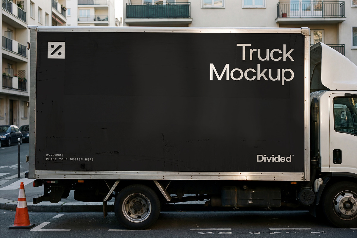 Truck Mockup DV-VH001, a Mockup by Divided.co (Photo 2 of 2)