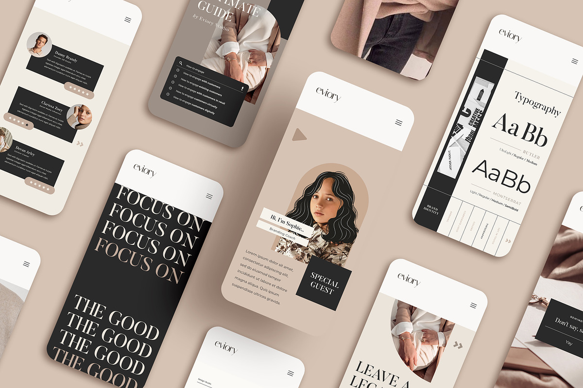 Coach Carousel Instagram CANVA PS, a Social Media Template by Eviory