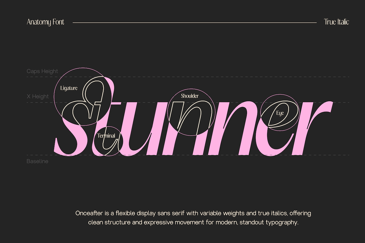 GC Once After - Display Sans, a Sans Serif Font by Glyphonic (Photo 3 of 17)