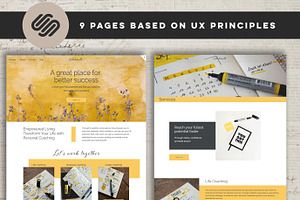 SQUARESPACE COACH Website Template