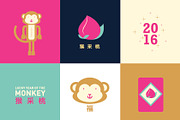 Auspicious Monkey Year 2016, an Illustration by Rejoice Creative Assets (Thumbnail 2 of 2)