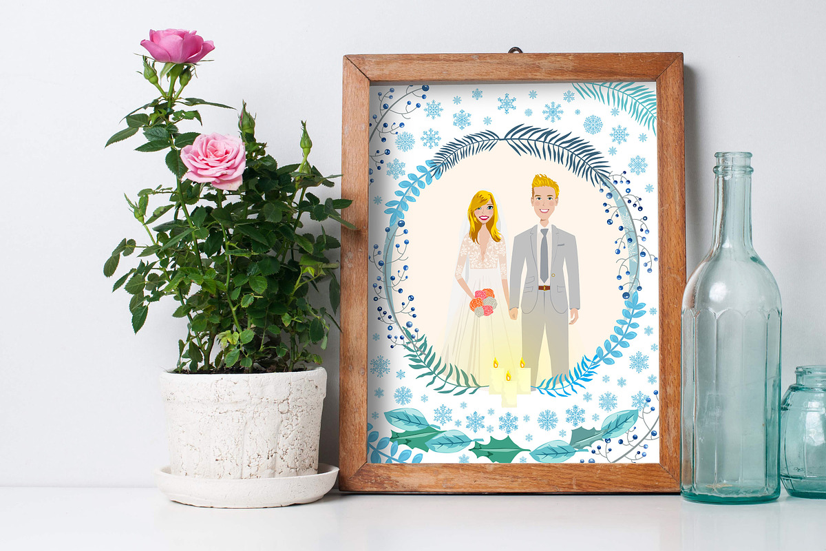 Wedding Portrait Creator, an Illustration by Lauren Lesley Studio (Photo 36 of 37)