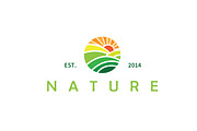 The circular logo with leaf nature, a Branding & Logo Template by Maylianaw28 (Thumbnail 1 of 2)