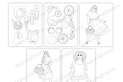 Coloring Book Summer 2, a Person Illustration by GlamArtZhanna (Thumbnail 3 of 6)