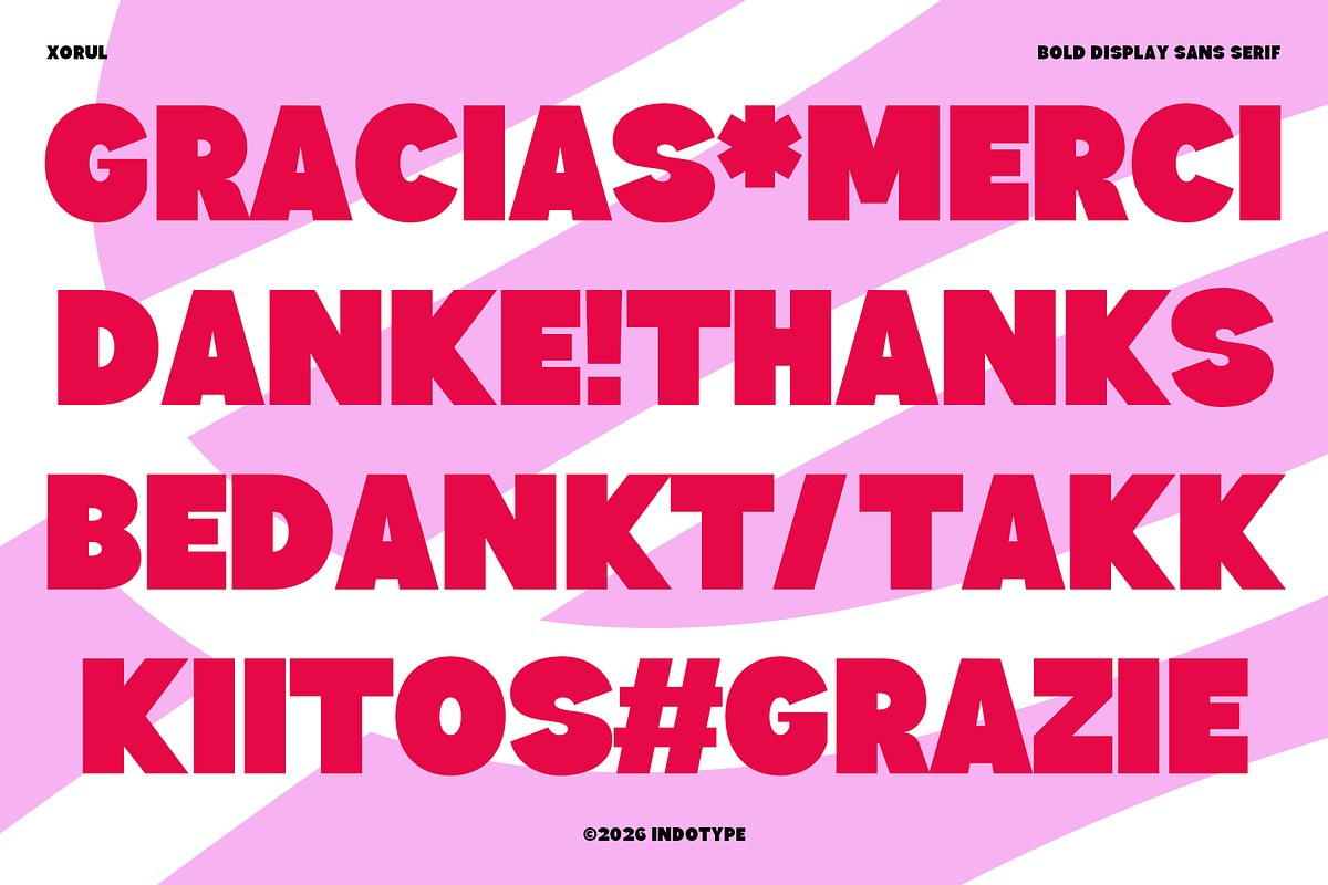 Xorul - Retro Sans Bold Display, a Sans Serif Font by Indotype Foundry (Photo 4 of 10)