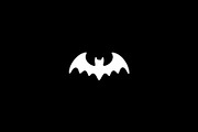 Bat Solid Black Vector Illustration, an Animal Illustration by Vectorium Studio (Thumbnail 2 of 4)