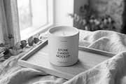 Stone Candle Jar Mockup, a Household Mockup by graphypix (Thumbnail 4 of 4)