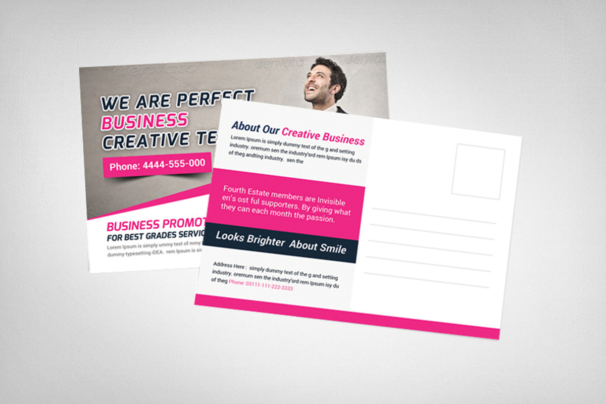 Creative Business Postcard Template, a Card Template by graphicforest (Photo 2 of 3)