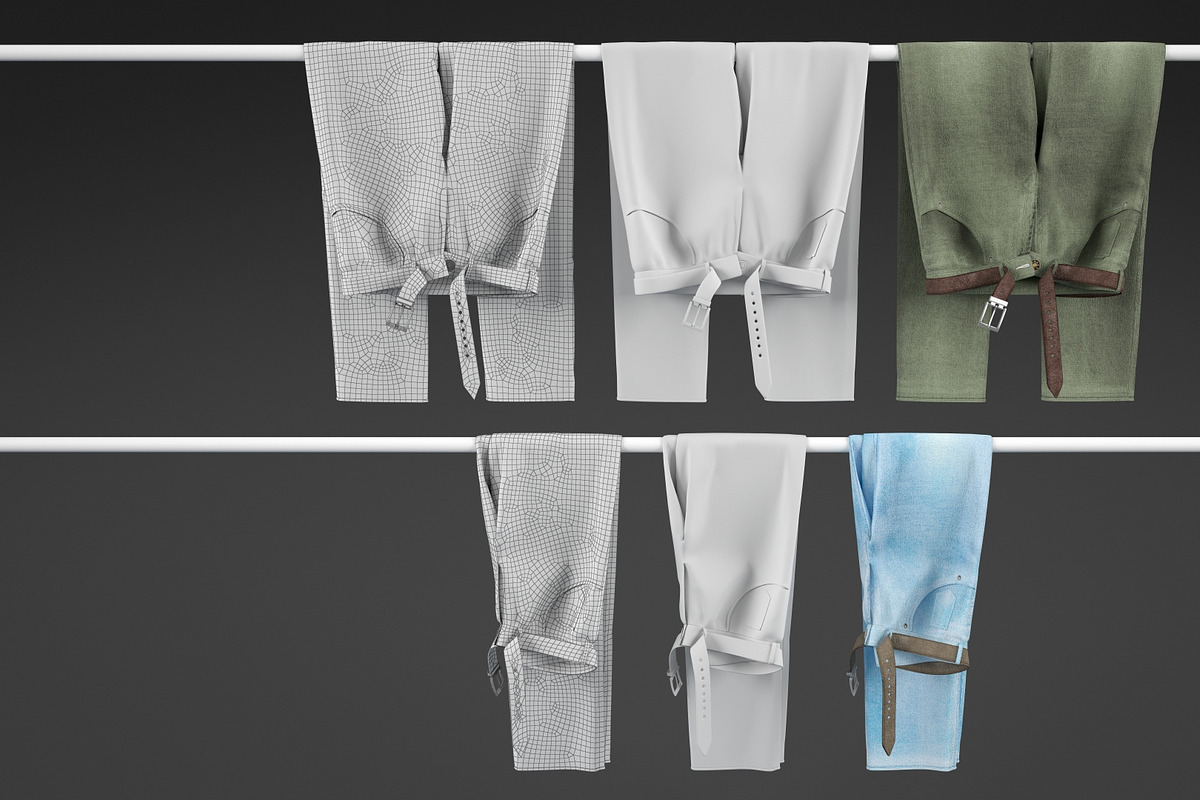 Jeans collection 3D model, a Characters & Person 3D Model by mrGarret (Photo 10 of 19)