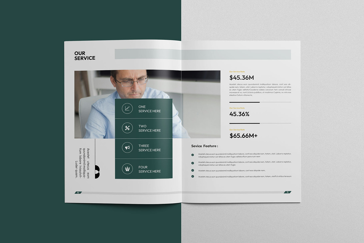 Corporate Project Proposal, a Brochure Template by KreateTribe (Photo 3 of 8)