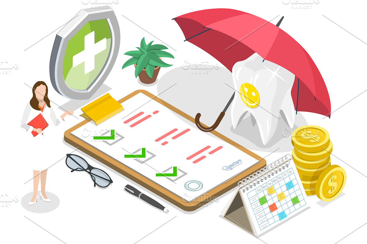 Insurance Set 01, a Person Illustration by AndriiStore (Photo 4 of 11)