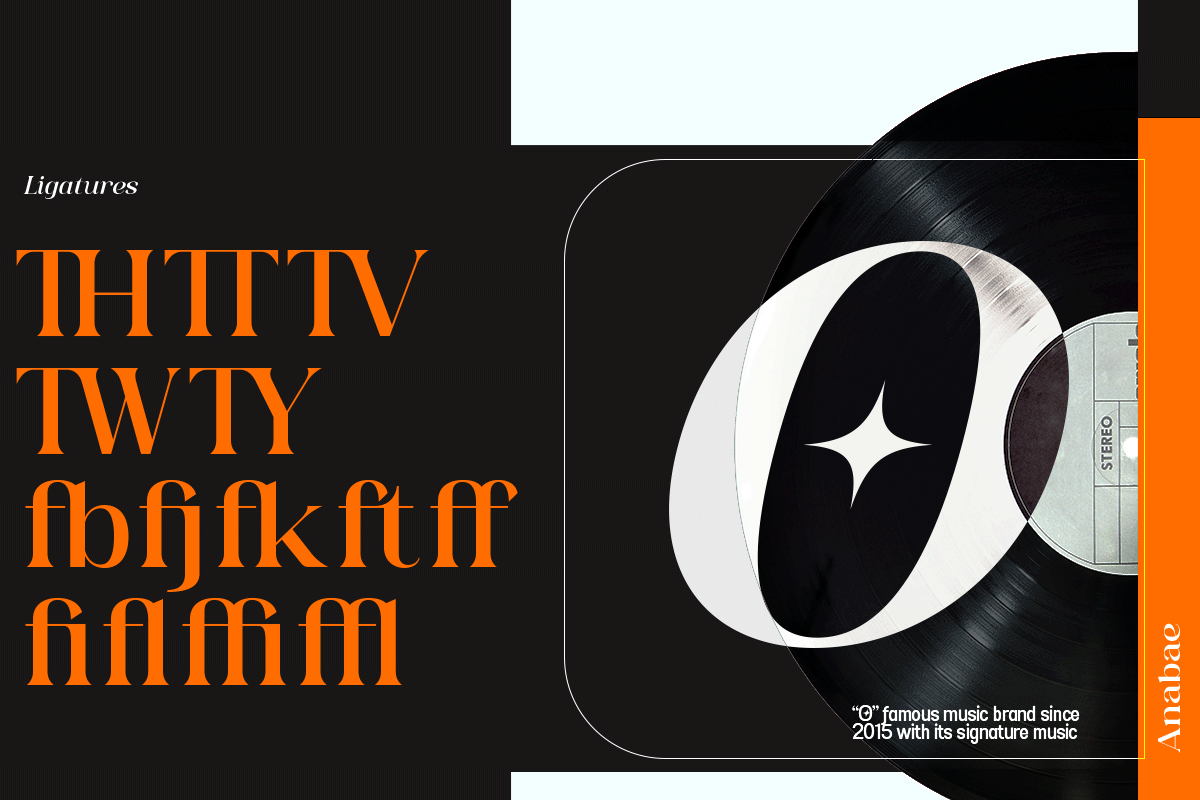 Anabae, a Serif Font by Differentialtype
