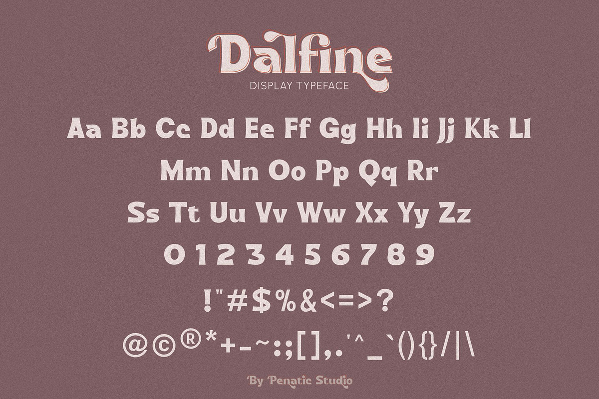 Dalfine Classic font, a Serif Font by Penatic Studio (Photo 8 of 8)
