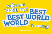 Whiken Playful Display Font, a Sans Serif Font by Jaruka (Thumbnail 5 of 7)