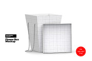 Flower Box Mockup, a Packaging Mockup by Reformer Mockup (Thumbnail 2 of 5)