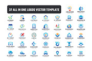 37 All in One Logos Vector Template, a Branding & Logo Template by Design_Planet (Thumbnail 1 of 4)