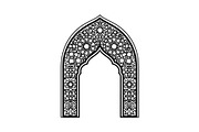 Islamic Arch Window Vector Bundle, an Illustration by yasushie (Thumbnail 15 of 51)