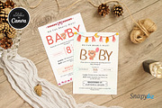 We Bearly Wait Baby Shower Invite, an Invitation Template by Snapybiz (Thumbnail 1 of 10)
