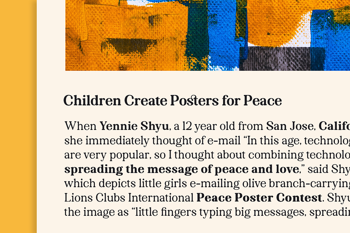 Braveold Font Family preview 8