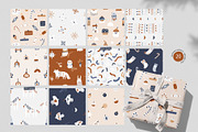 Boho Christmas - vector collection, a Seasonal Illustration by avdnadi (Thumbnail 9 of 11)