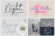 All in one Font Bundles, a Script Font by MSG Studio (Thumbnail 4 of 15)