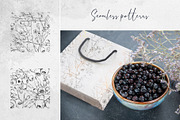 Inky huckleberry flowers, a Food Illustration by MsFlaffy (Thumbnail 11 of 11)