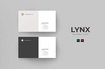 Lynx Business Card, a Business Card Template by SlideStation