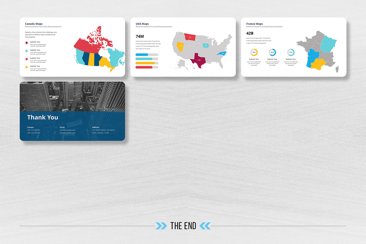 Annual Report Google Slides, a Presentation Template by White Graphic (Photo 13 of 13)