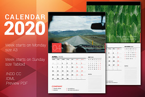 Wall Calendar 2020