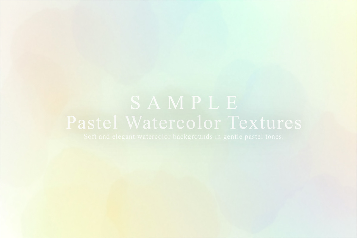 12 Pastel Watercolor Textures, a Texture Graphic by NOMO DESIGN (Photo 8 of 13)