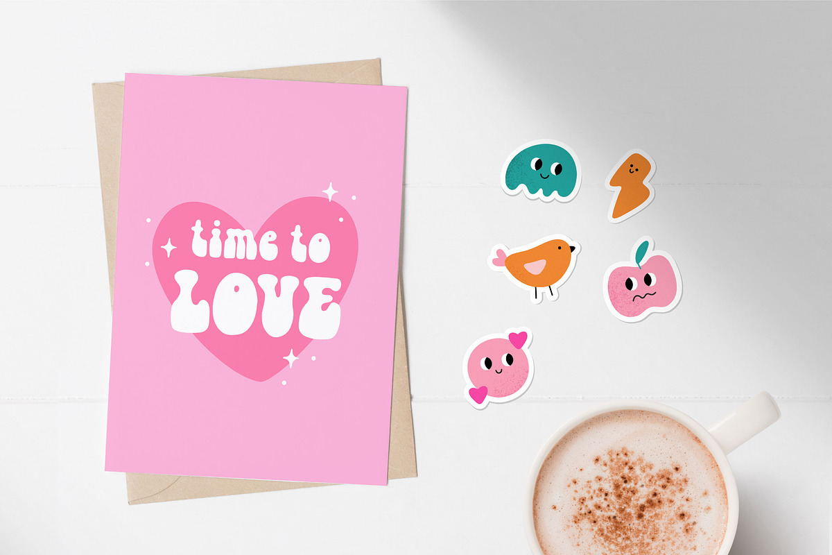 Super Duper | Handwritten font, a Font by JuliaVolkova (Photo 8 of 9)