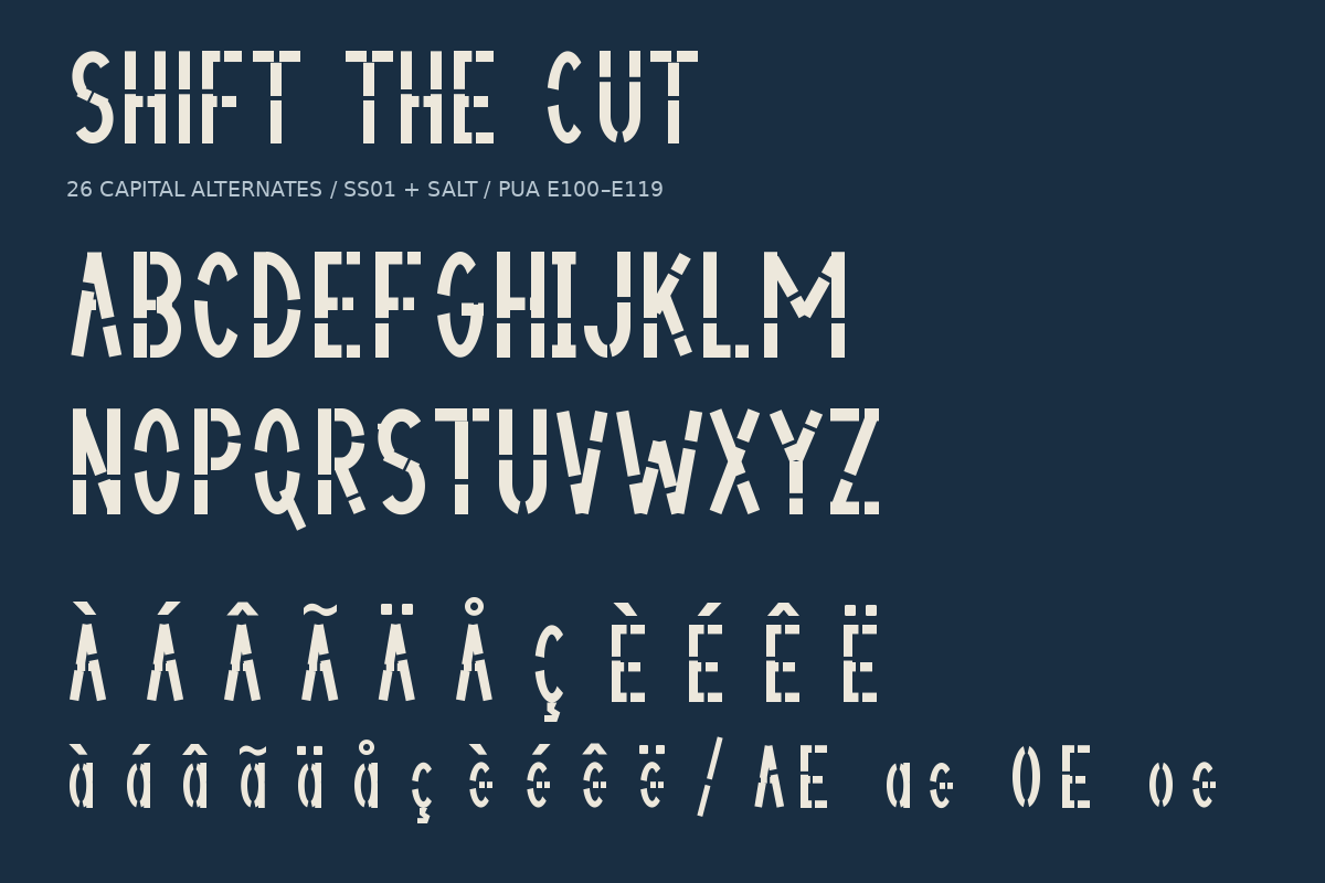 Portline — Condensed Stencil Font, a Sans Serif Font by Colorsfav (Photo 9 of 10)