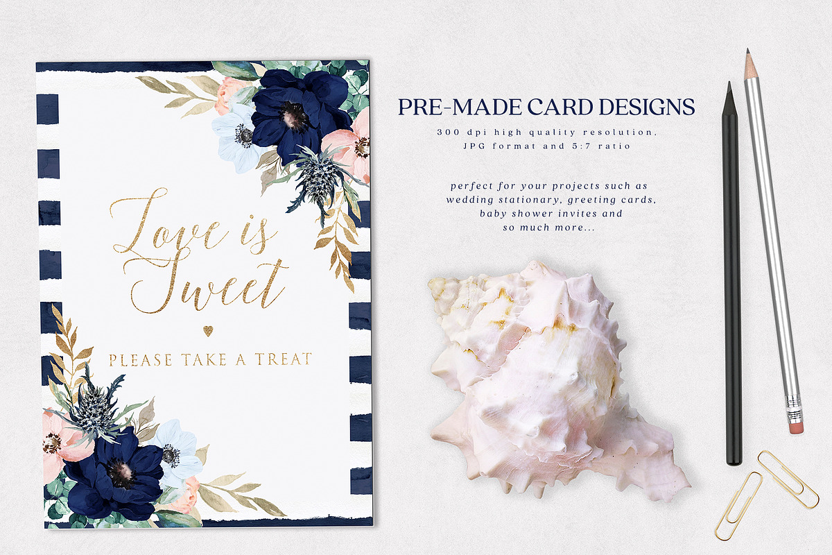 Marina Bloom - Nautical Graphic Set, an Object Graphic by studioequinox (Photo 21 of 23)