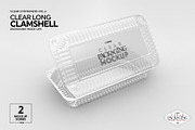 Long Clamshell Packaging Mockup, a Packaging Mockup by INCDesign (Thumbnail 3 of 12)