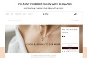 Wix Ecommerce Website Template | KIM, a Wix Template by Design Unique (Thumbnail 3 of 10)