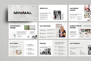 Minimal Presentation Template, a Presentation Template by MightyDesign