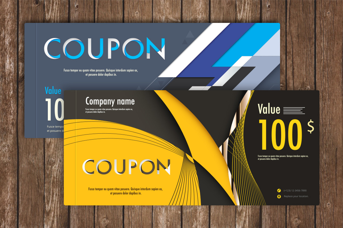 8 Business gift voucher bundle, a Templates & Theme by AOHODESIGN (Photo 4 of 5)