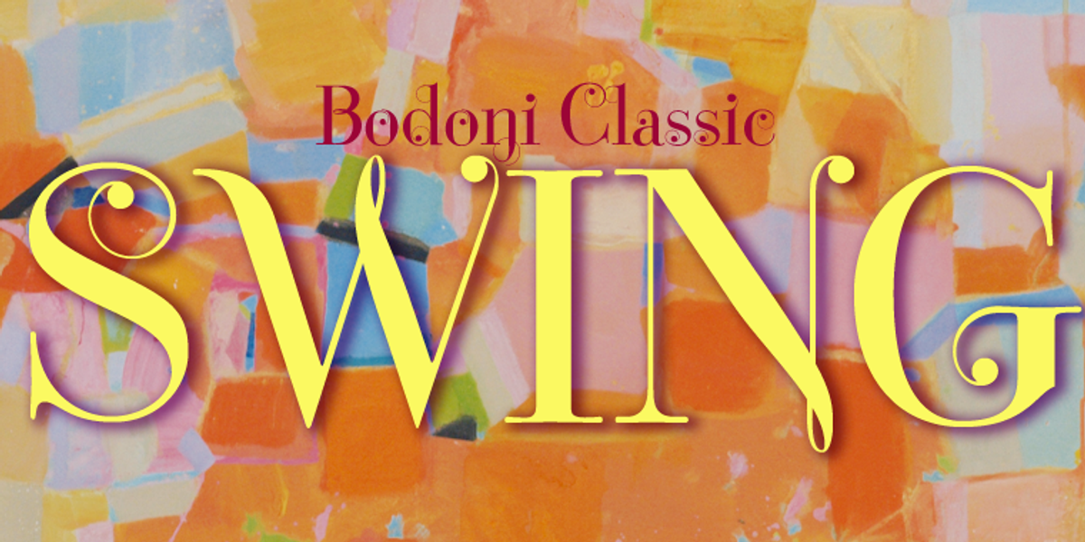 Bodoni Classic Swing, a Serif Font by Wiescher-Design