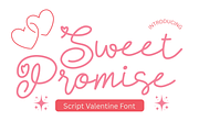 Sweet Promise is a Script font, a Handwritten Font by Brown Cupple (Thumbnail 1 of 8)