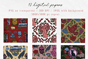 Edgar Allan Poe Gothic Clipart set, a Person Illustration by Yelloo Fish (Thumbnail 13 of 19)
