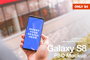 Android, Galaxy S8 Mockup, an Android Mockup by StartMockups.com (Thumbnail 1 of 2)