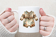 Boho Baby Watercolor Clipart, an Illustration by Sublimation Artist (Thumbnail 5 of 6)
