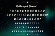 Sinevas - Modern Blackletter Font, a Blackletter Font by Dhabee (Thumbnail 5 of 15)