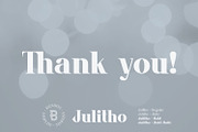 Julitho Fonts Family, a Serif Font by Asenbayu (Thumbnail 13 of 13)