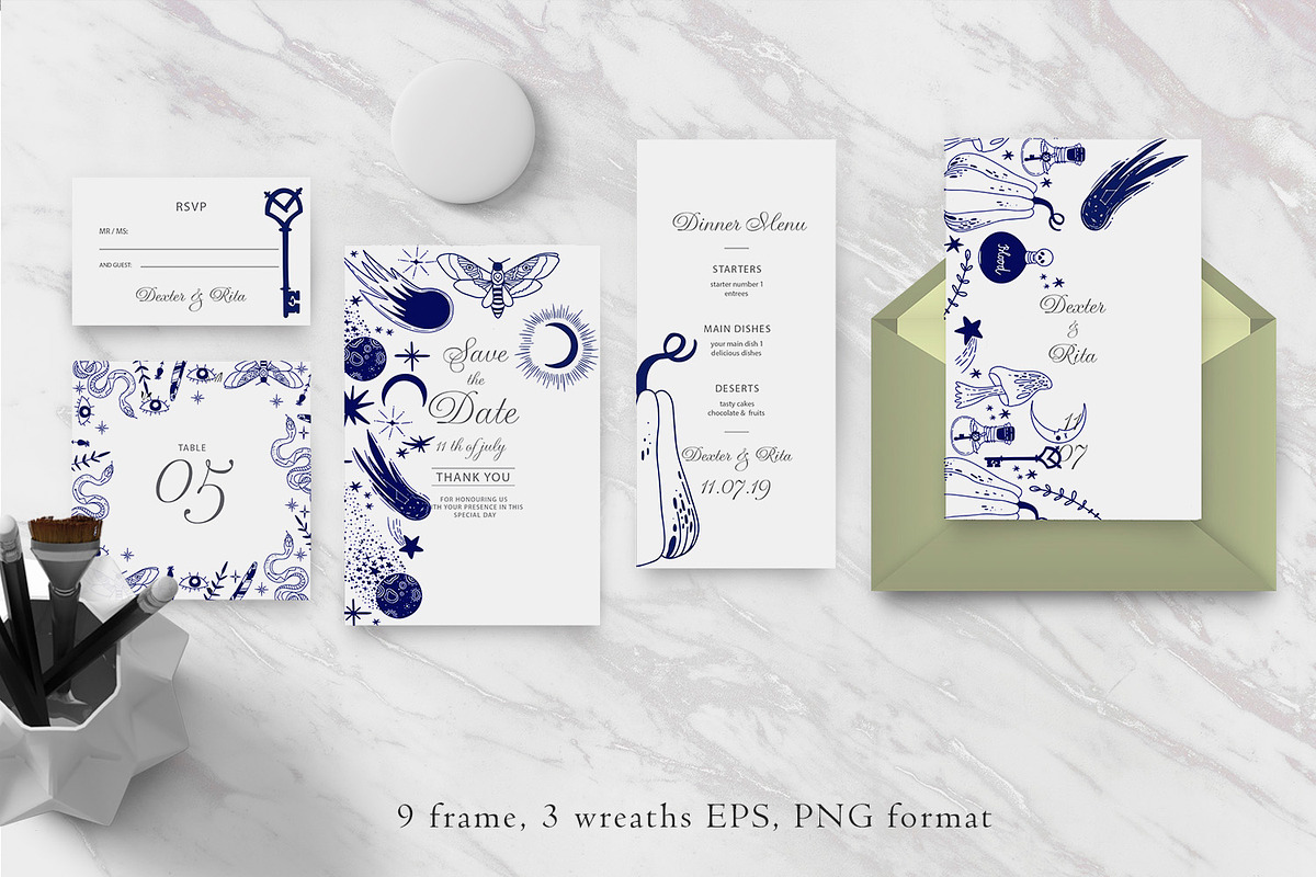 Magic bundle set, an Animal Illustration by annasokol_ (Photo 7 of 22)