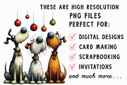 Quirky Christmas Dog Gang Clipart, an Illustration by Libby Wishes (Thumbnail 5 of 7)