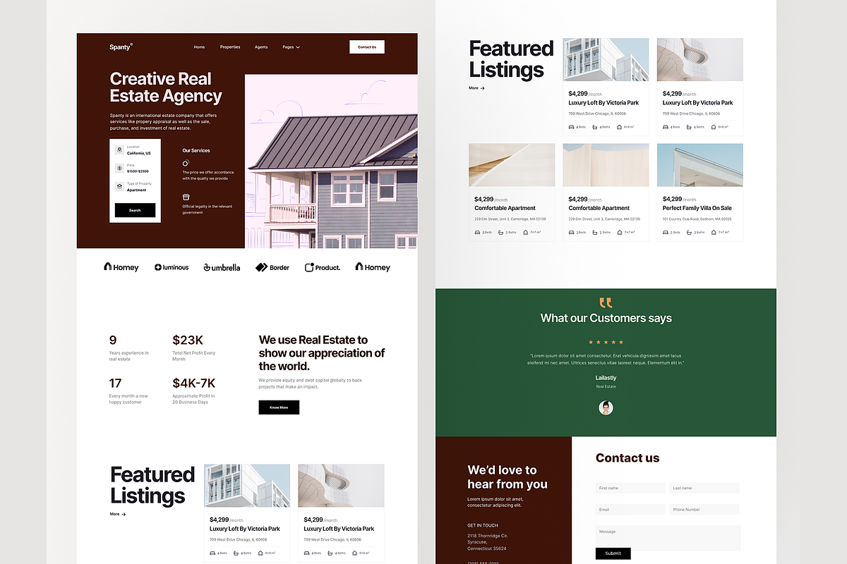 Real Estate Agency UI Kit, an UI Kit Template by DjectStudio (Photo 3 of 3)